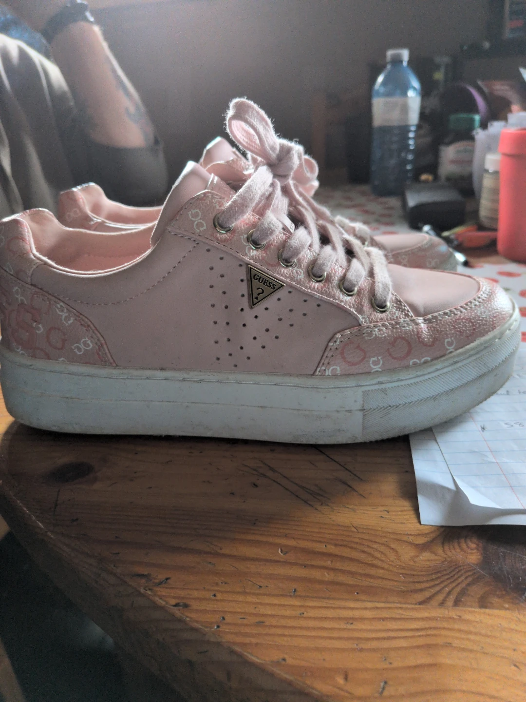 Pink Guess Sneakers