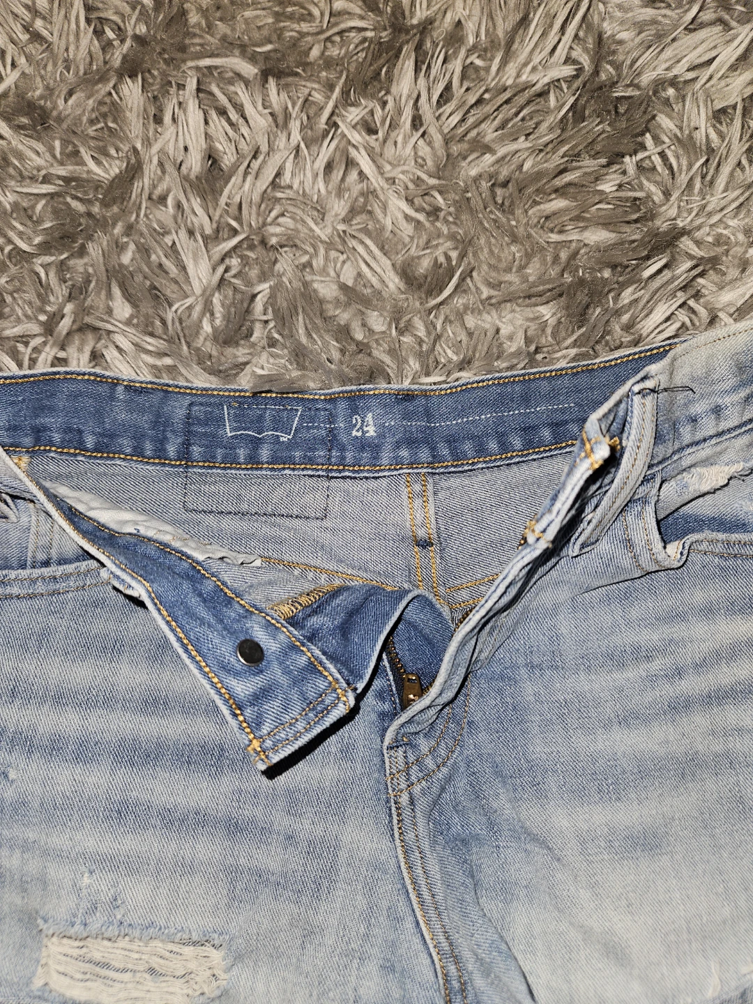 Levi's Denim Shorts Women's Size 24 - photo 2