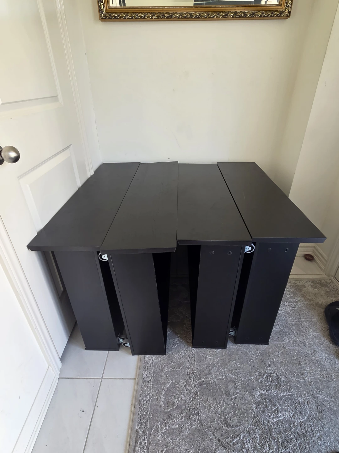 4 storage drawers- IKEA MALM Dark brown