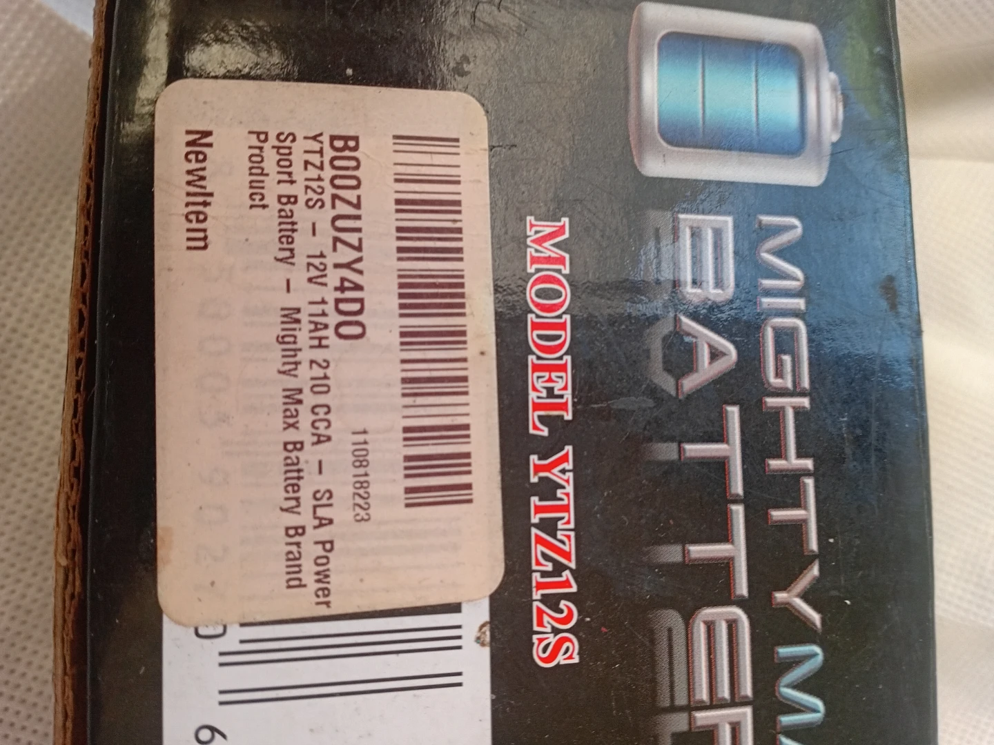 Mighty Max YTZ12S Battery - photo 3