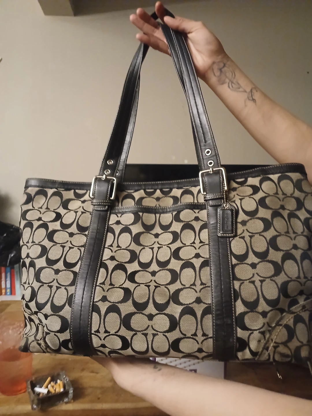 Coach Monogram Tote Bag - photo 2