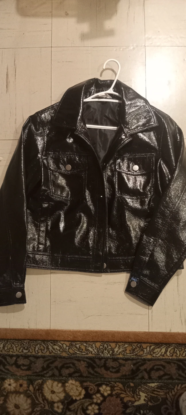 Women's Joe Fresh Black Shiny Jacket - photo 2