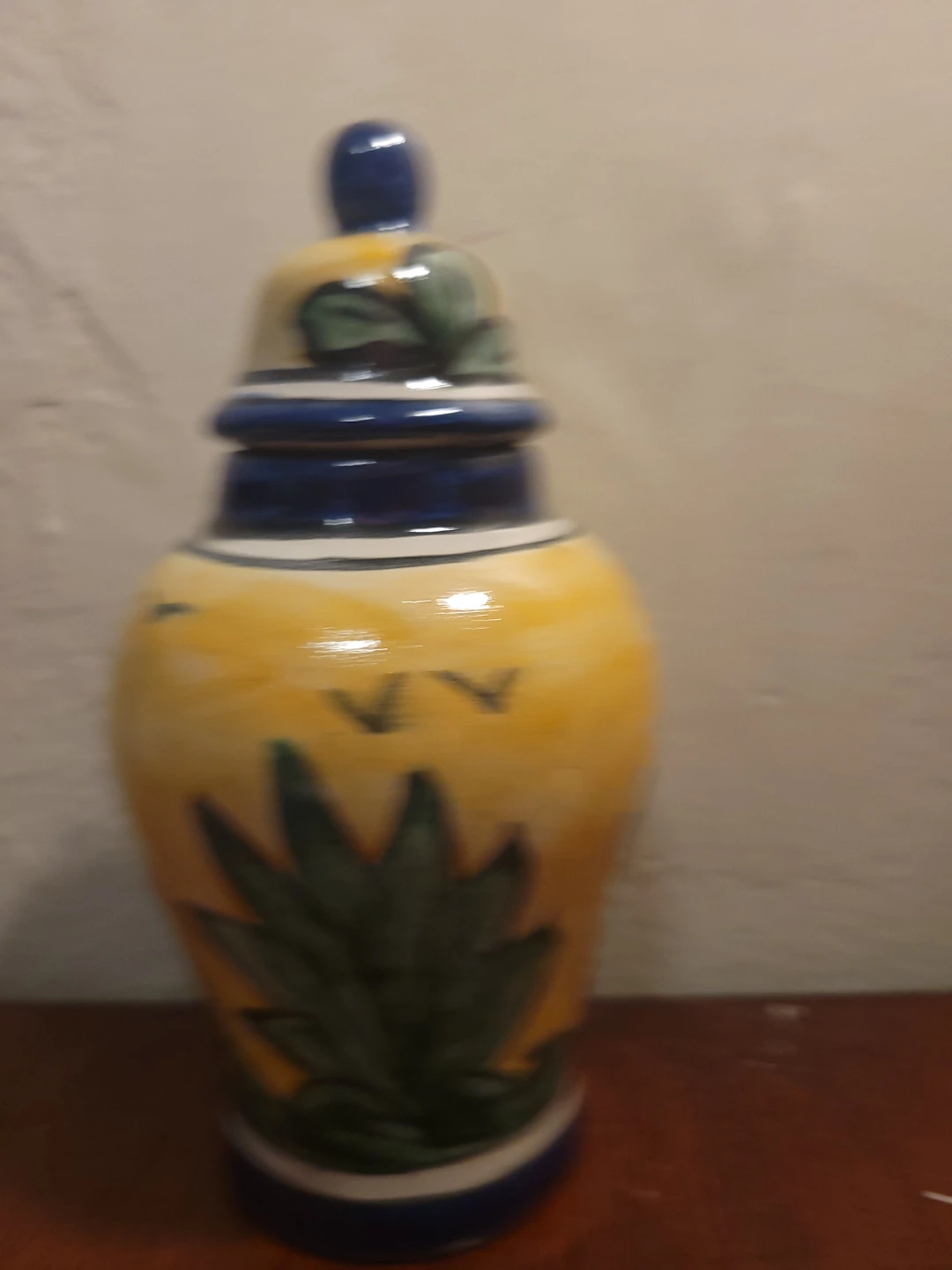Decorative Ceramic Jar with Lid - photo 3