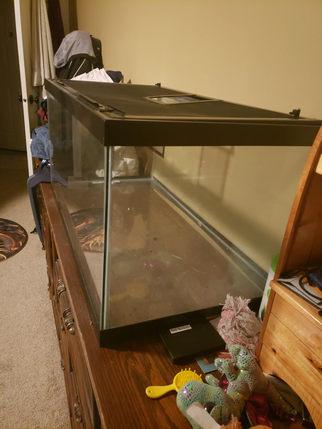 Glass Terrarium Tank with Screen Lid