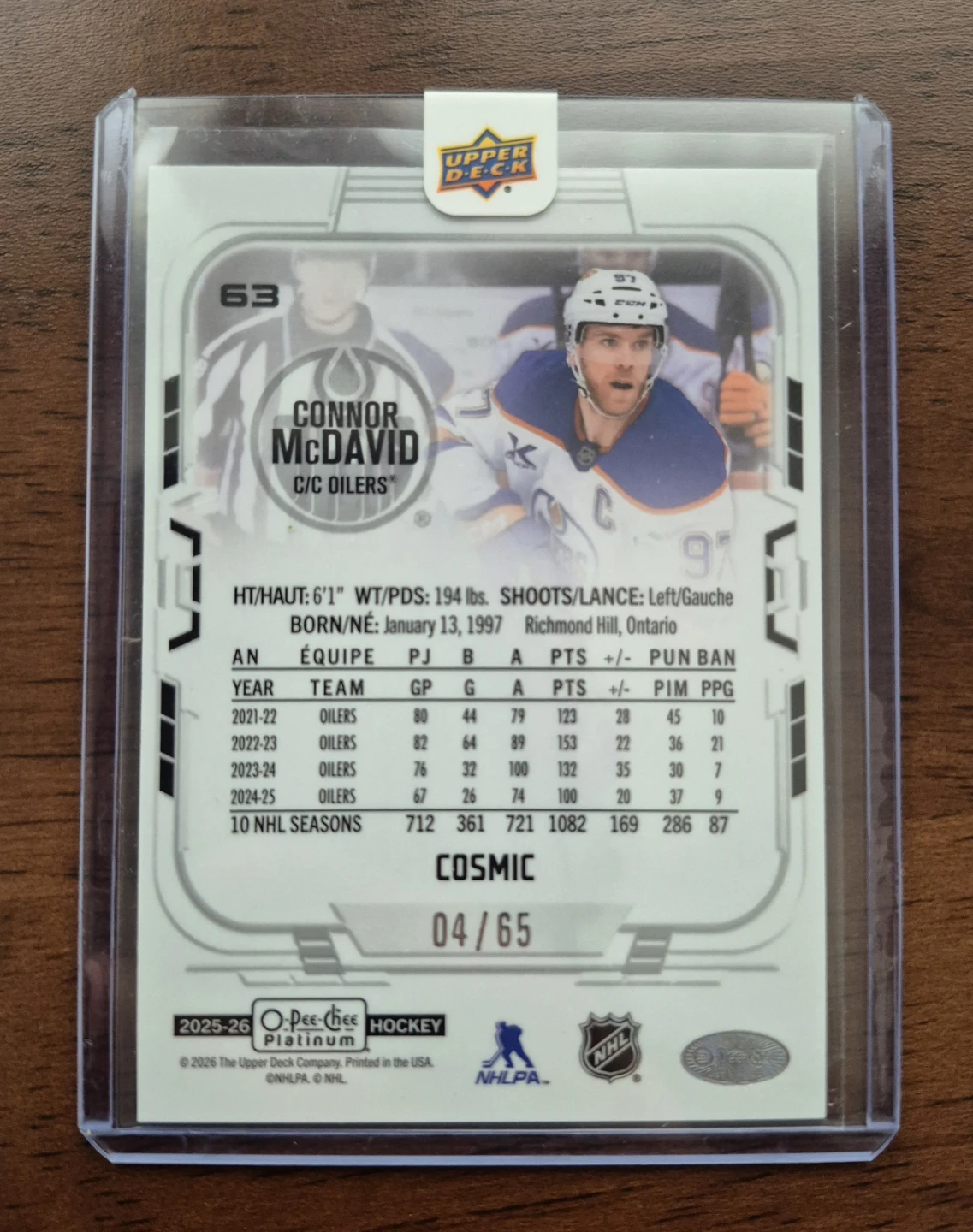 Connor McDavid Cosmic - photo 2
