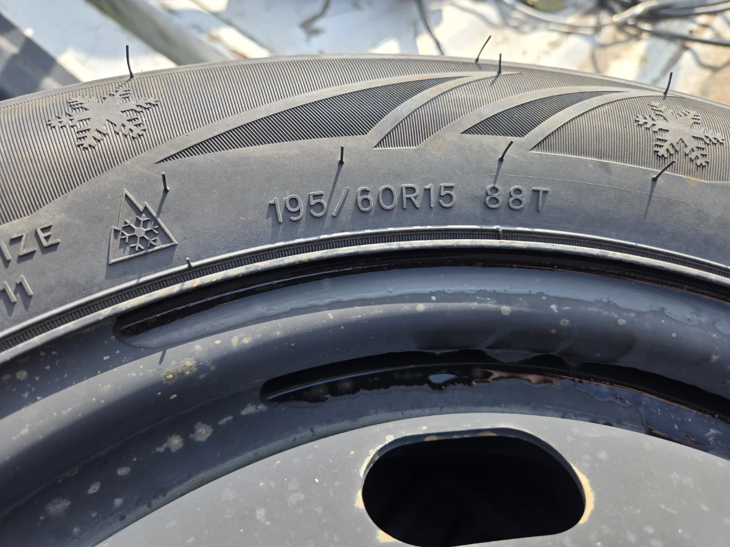 Winter tire with Steel Rim - photo 2