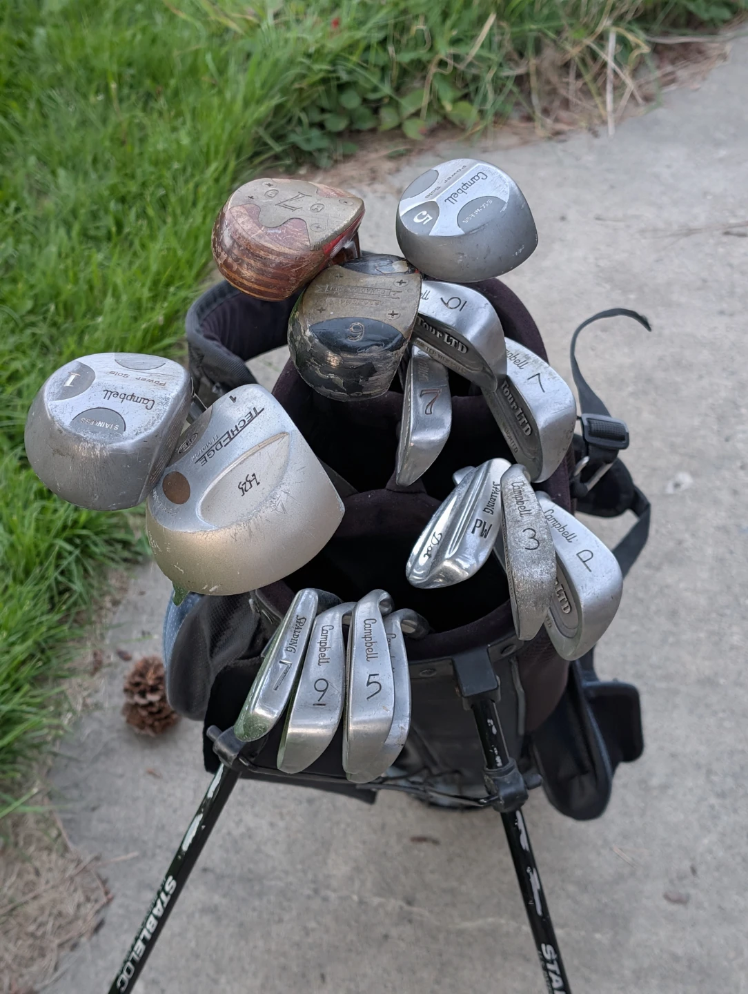 Nickent Golf Bag + Clubs - photo 2
