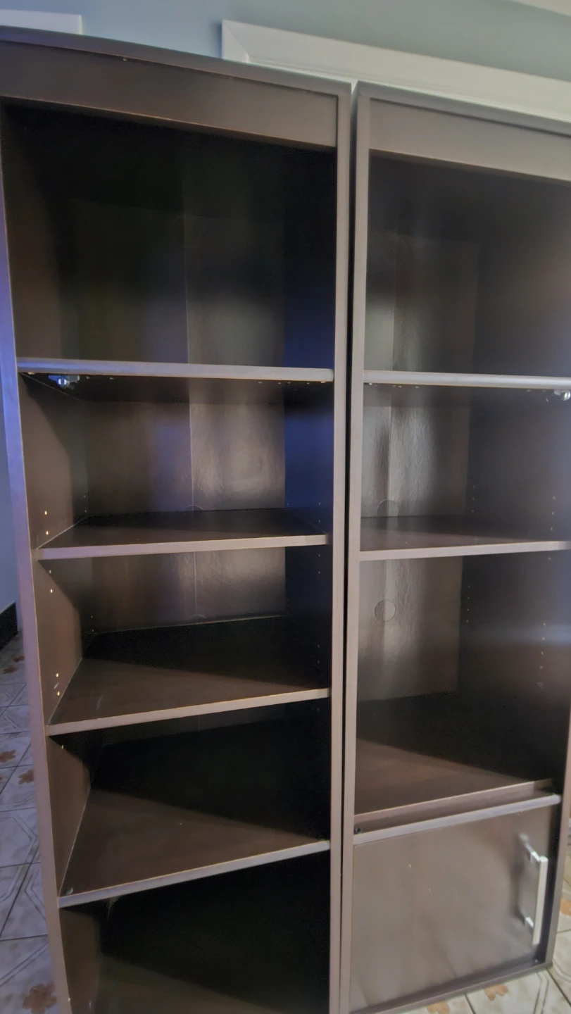 Dark Brown Bookshelf/storage Unit - photo 2