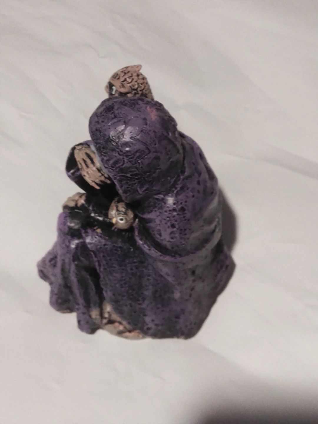 Grim Reaper Figurine with Owl - photo 3