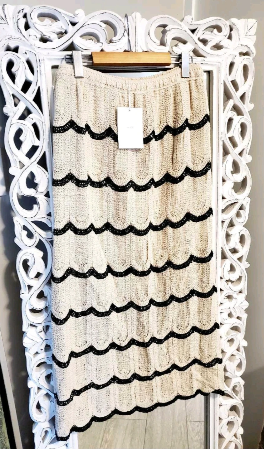 New with tag OAK + FORT Knit Maxi Skirt