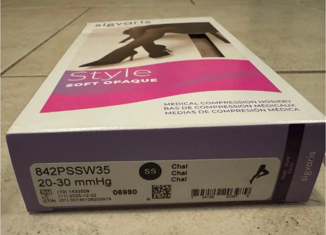 BNIB Sigvaris Soft Opaque Medical Compression Hosiery - Chai - photo 3