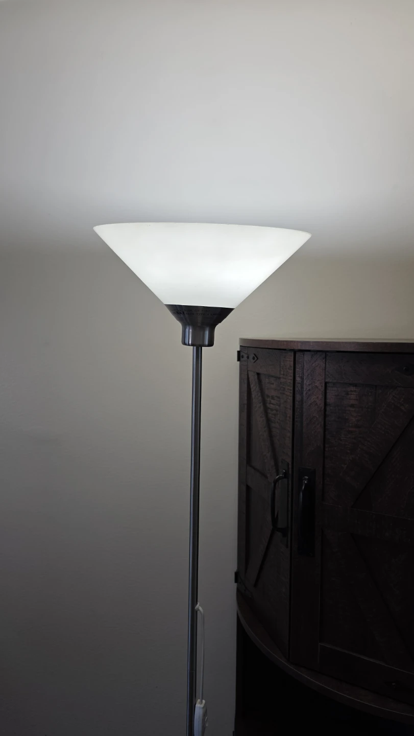 IKEA Floor Lamp - Metal and Frosted Glass - photo 2