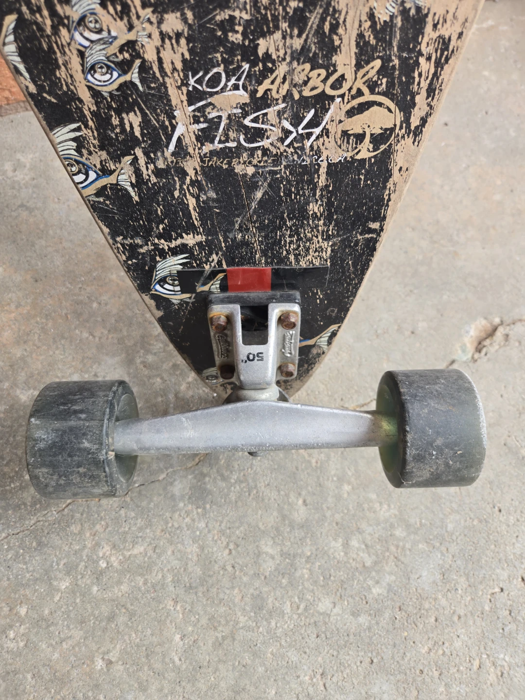 Arbor Fish Wood Longboard Skateboard - Gullwing Trucks - photo 3