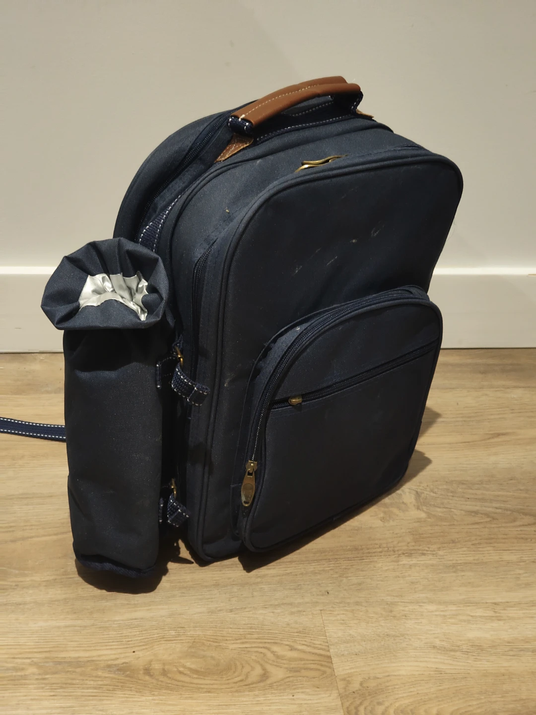 Navy Blue Picnic Backpack
