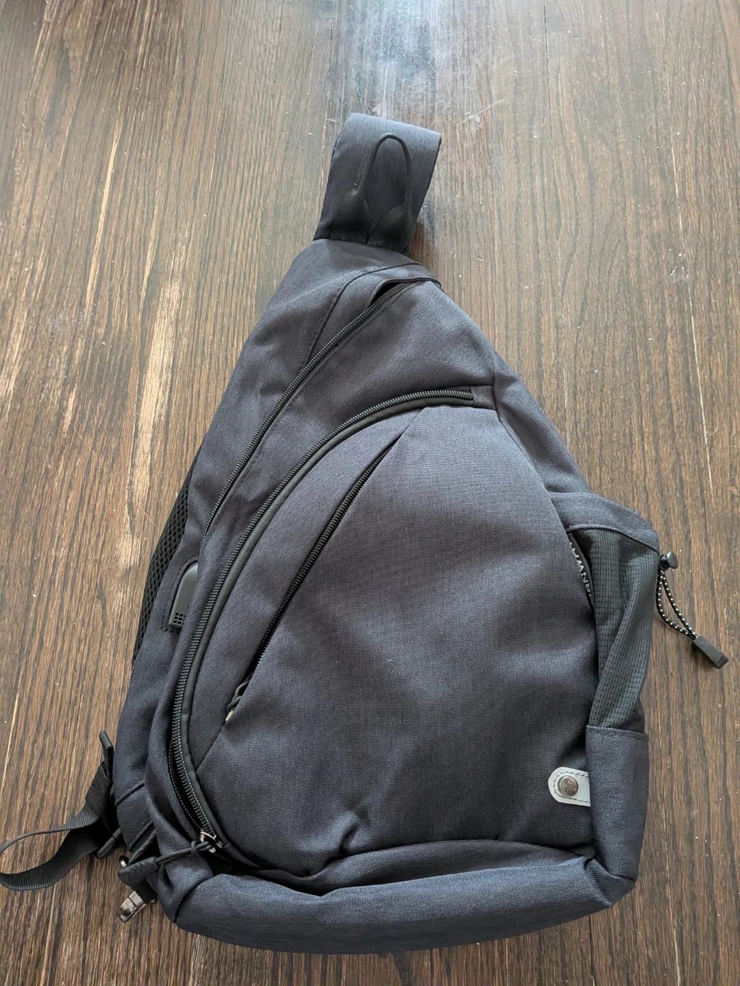 Black Sling Backpack