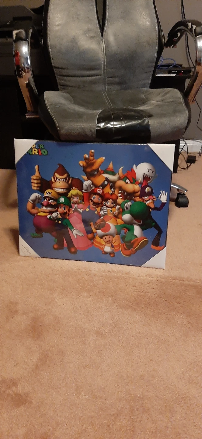 Super Mario Canvas Wall Art