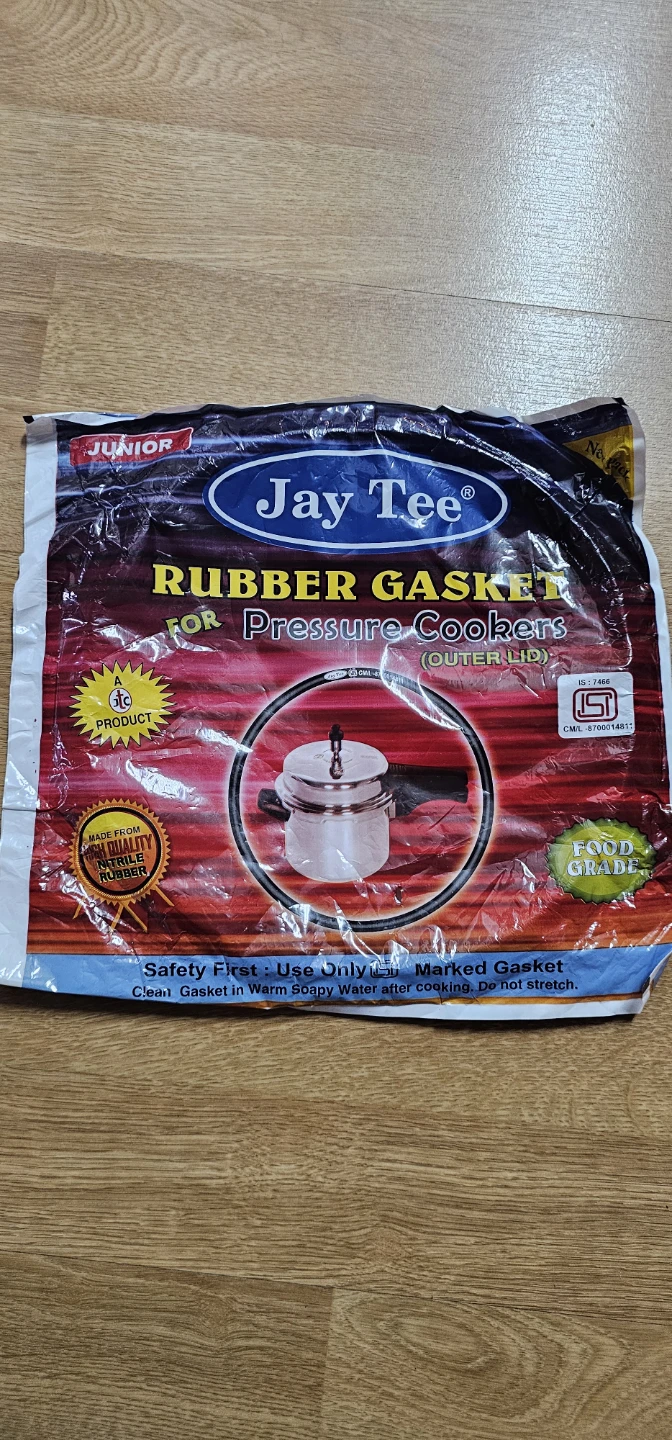 Jay Tee Rubber Gasket for Pressure Cookers (Outer Lid)