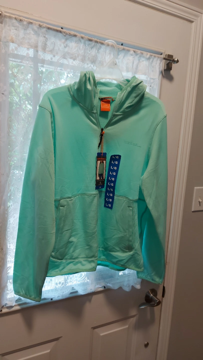 Merrell Lightweight Hoodie - Aqua Blue - Size L