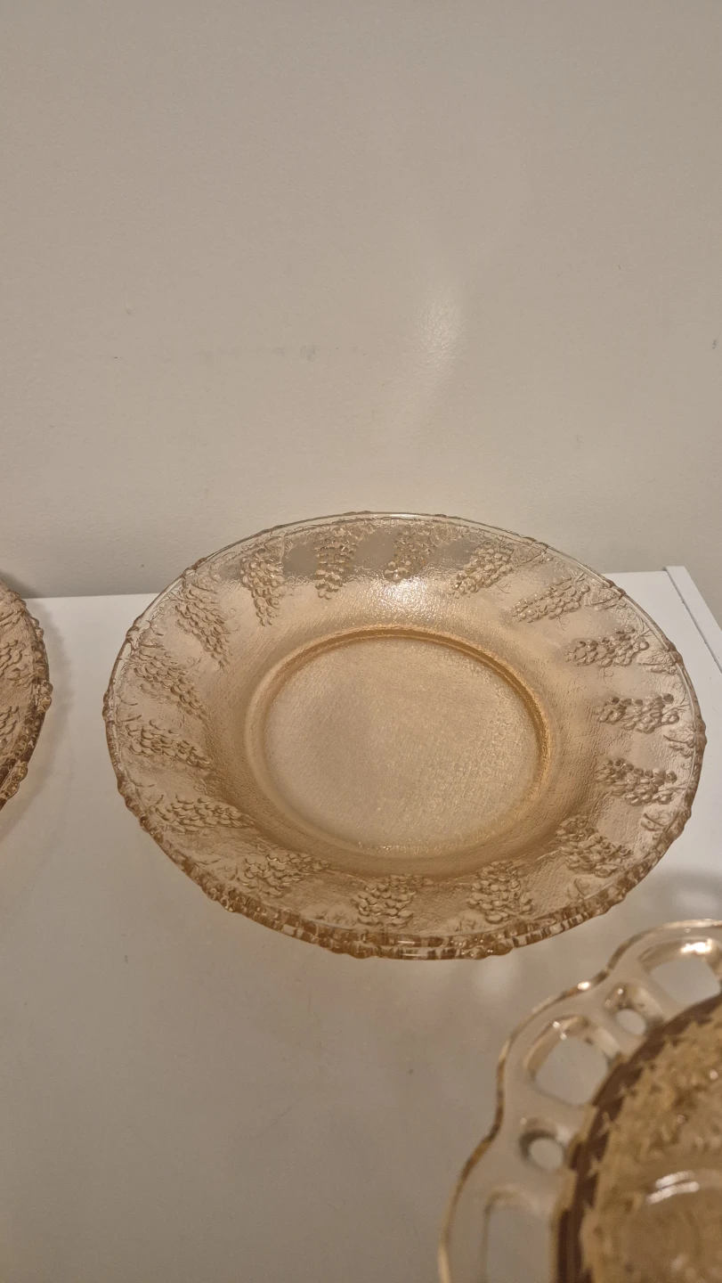 Pink Depression Glass Dish Set of 8 - photo 5