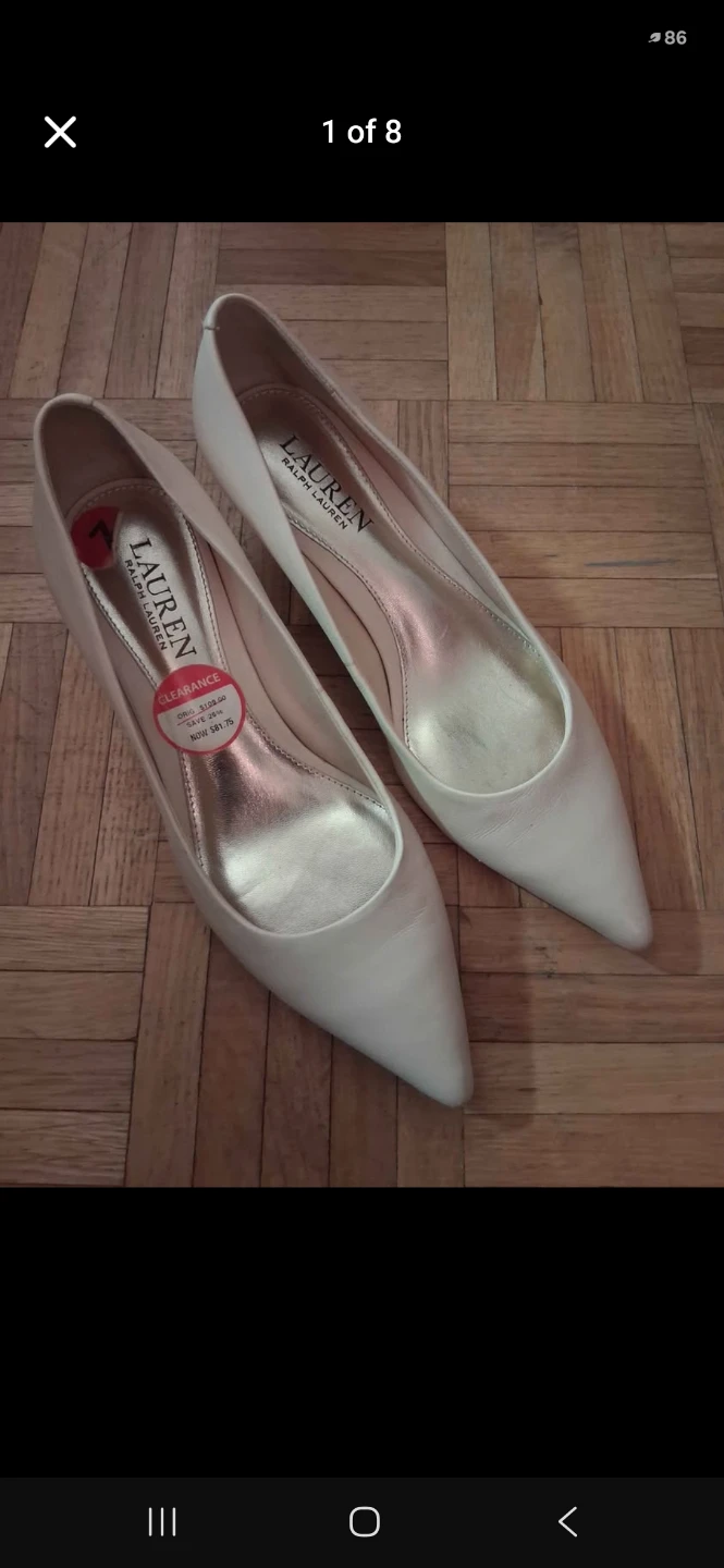 Ralph Lauren Shoes - Size 7 - Kitten - Only worn once!