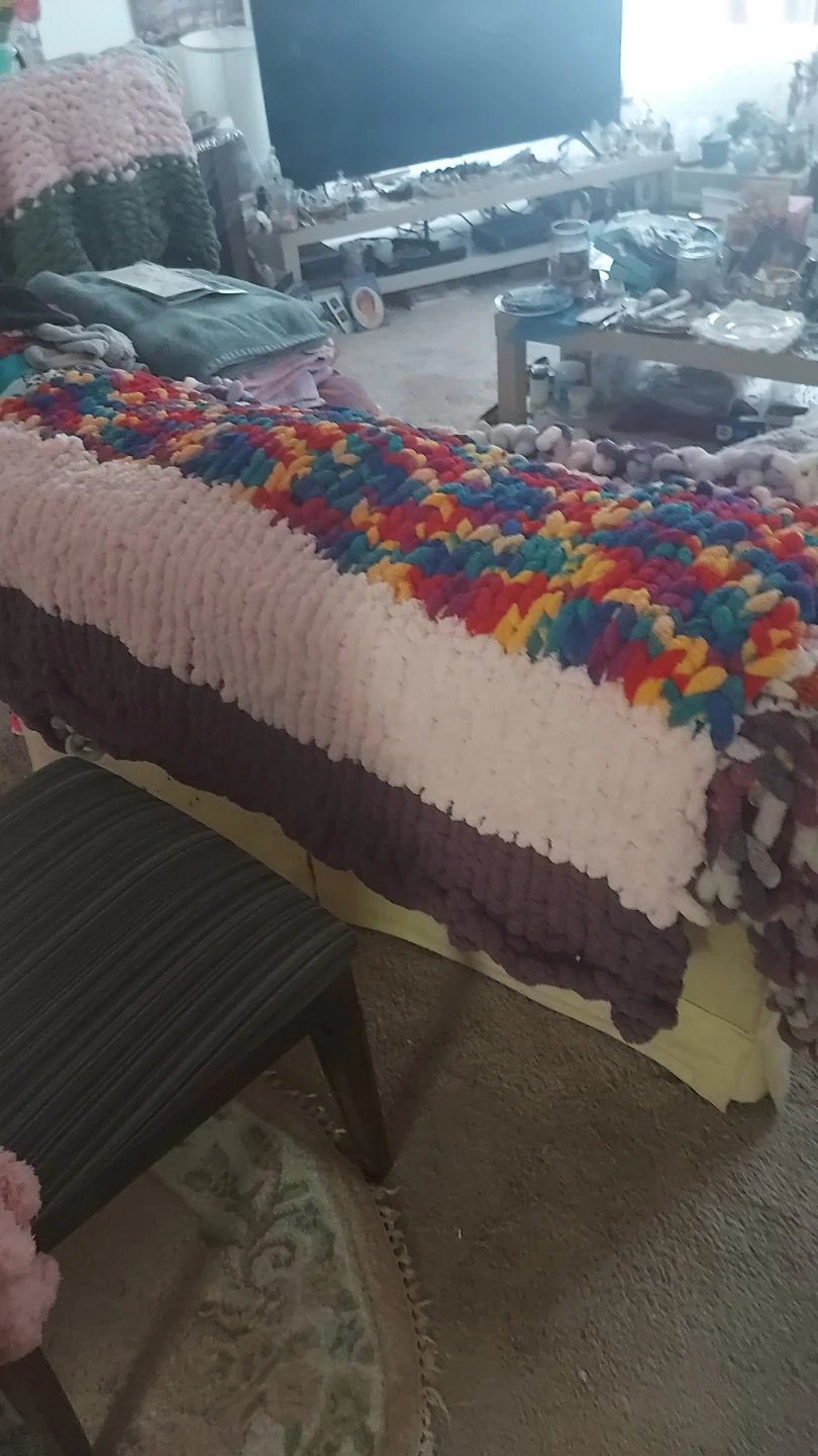 Chunky Knit Throw Blanket