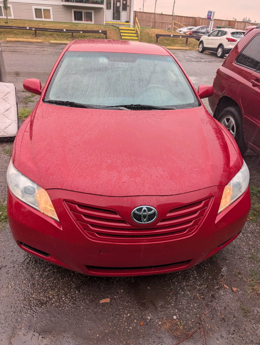 2007 Toyota Camry le red