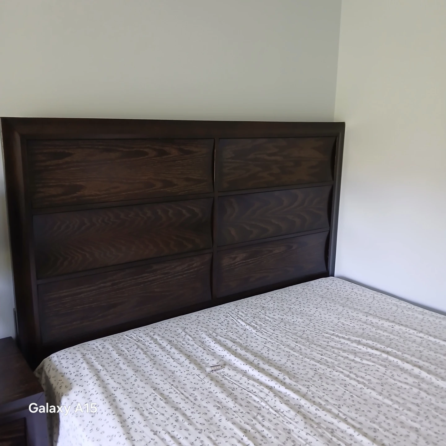 MOVING SALE - Dark Wood Bedroom Set 3pcs
