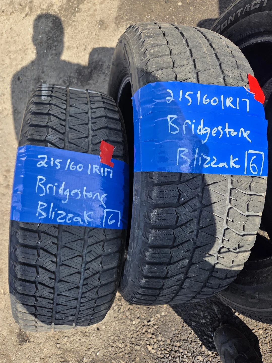 Bridgestone Blizzak Tires (215/60R17)