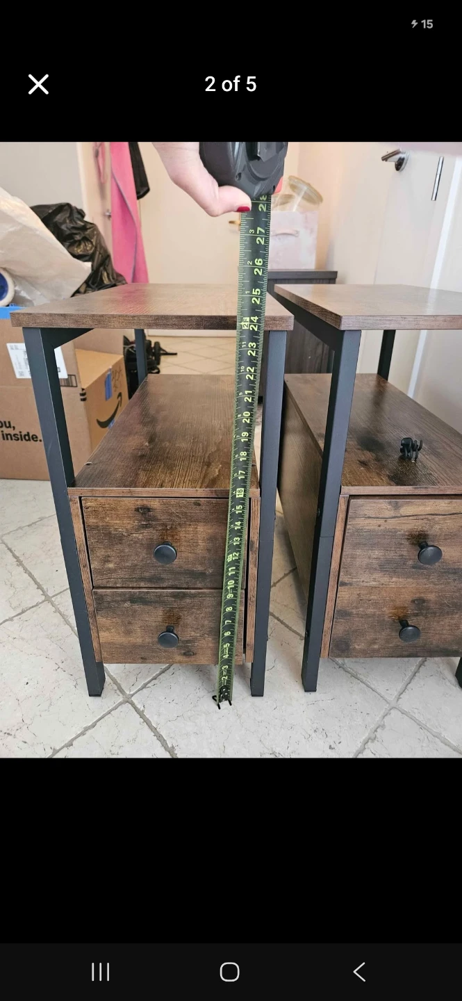 2 side tables / night stands - photo 2