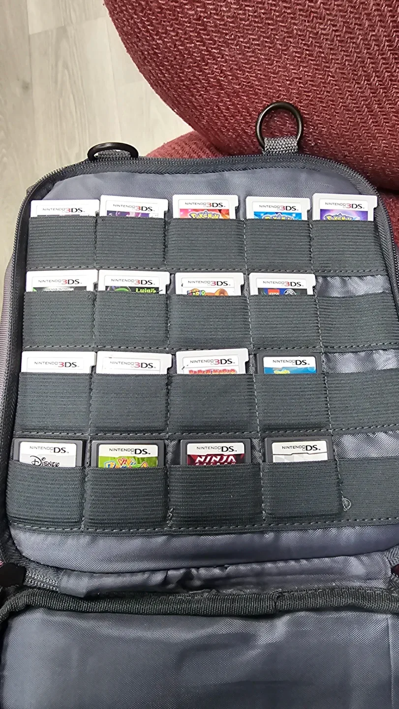 Nintendo 3DS XL Blue with Games and Case - photo 4