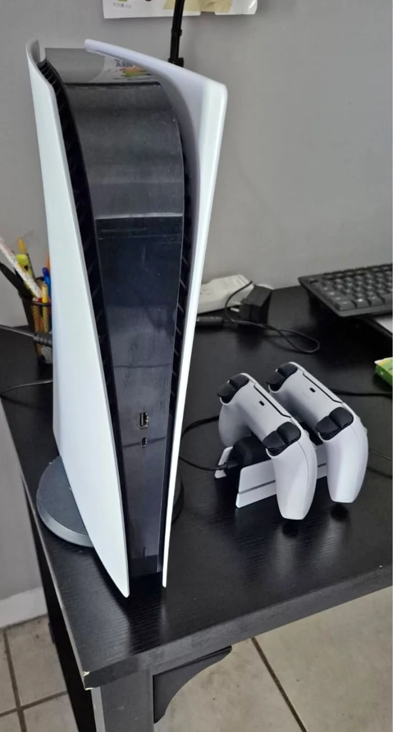 Sony PlayStation 5 Console with Dual Controllers - photo 2