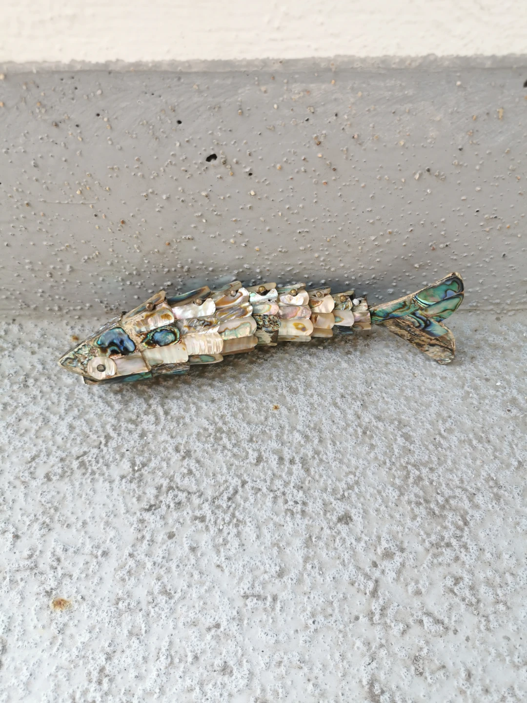 Vintage Articulated Abalone Fish Bottle Opener – Mid-Century - photo 2
