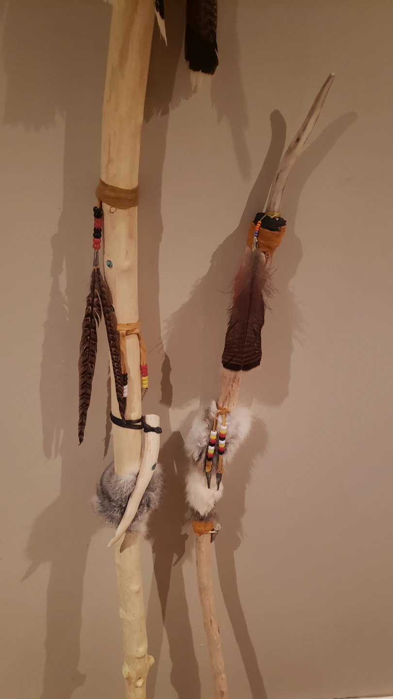Hiking sticks handmade - photo 4
