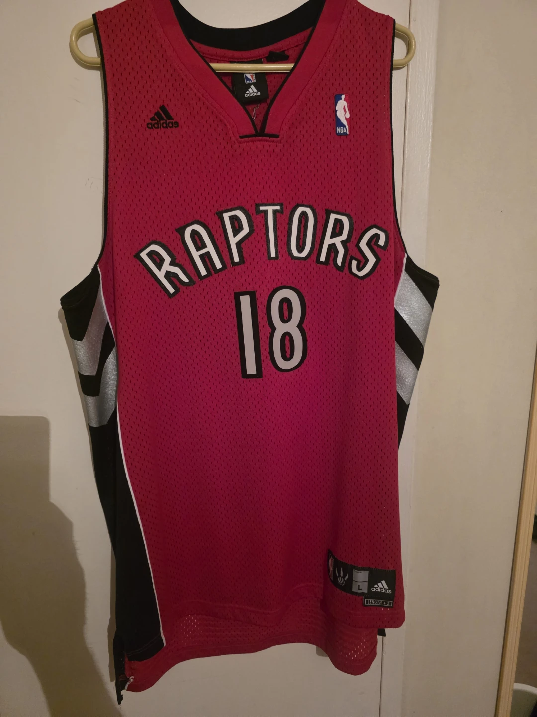 Adidas Toronto Raptors Anthony Parker #18 Jersey - Size L