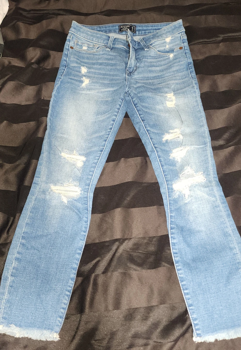 2 Abercrombie & Fitch Mid Rise Super Skinny Ankle Jeans - photo 2
