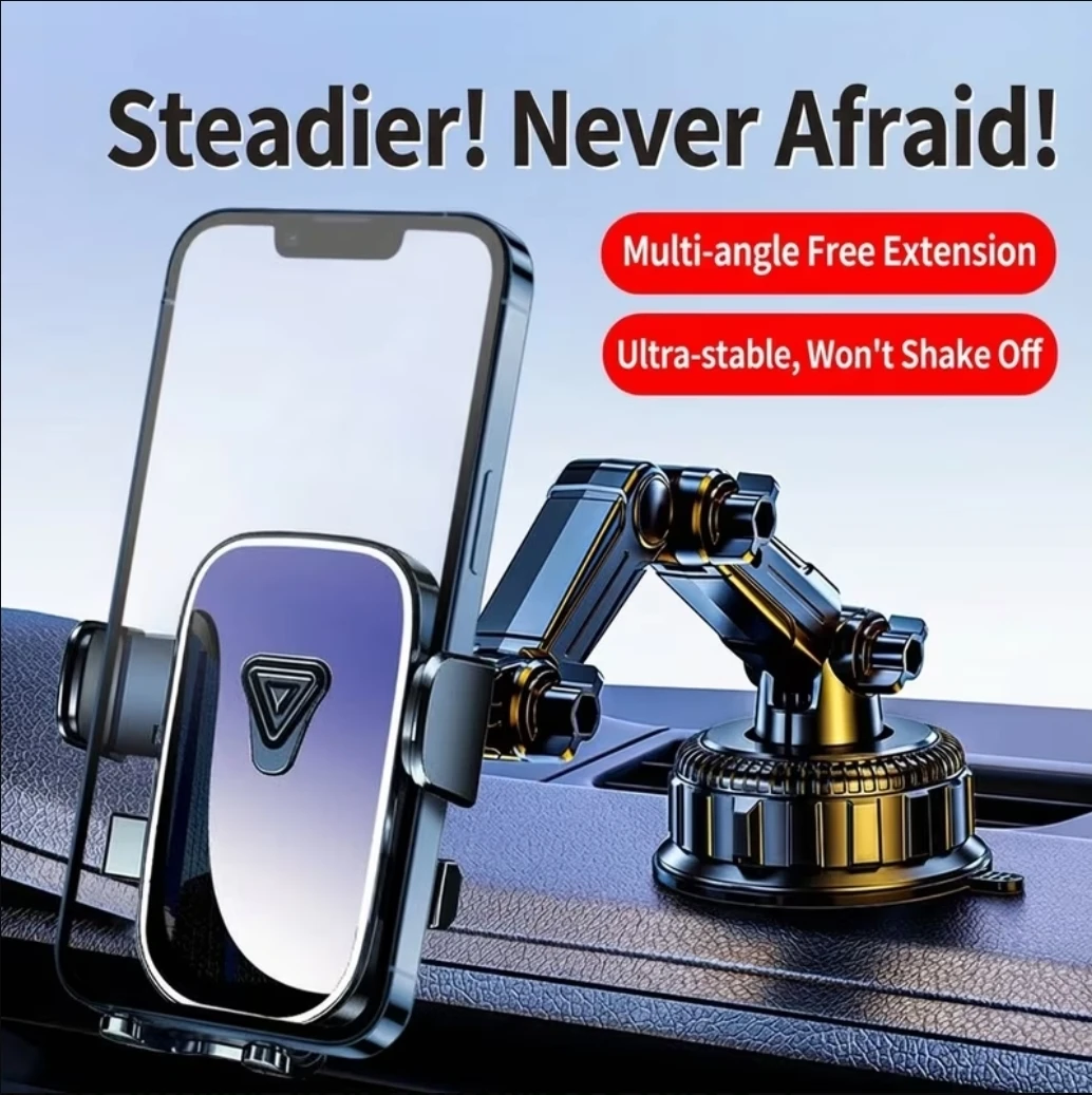 Car Phone holder Shock Resistant strong big suction cup