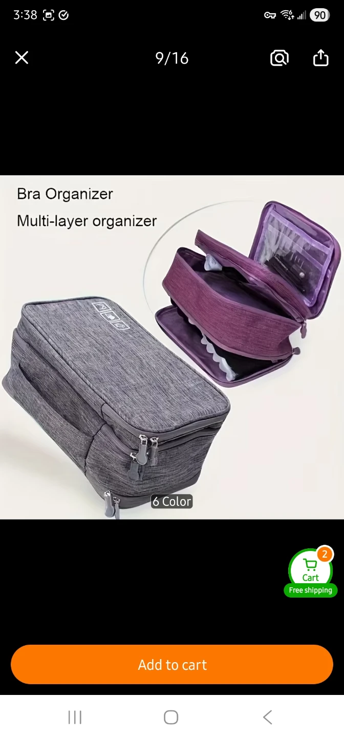 Travel Underwear and Socks Organizer Case - photo 3