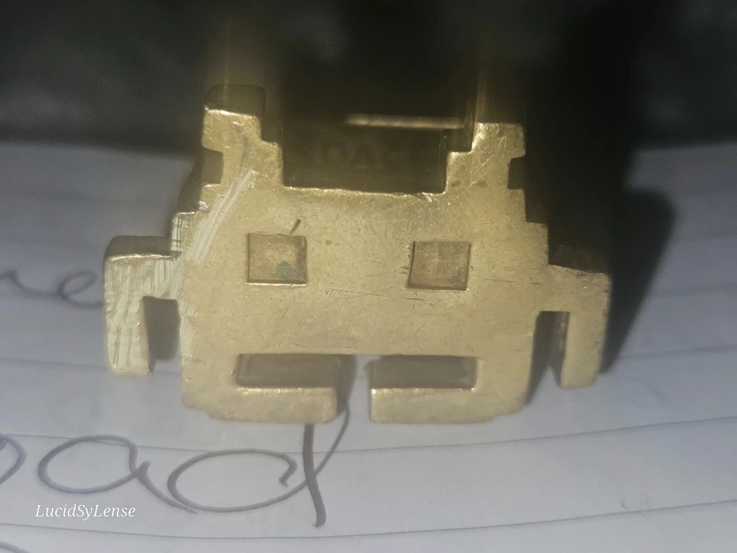 Space Invader MAFIA Brass Ring - photo 3
