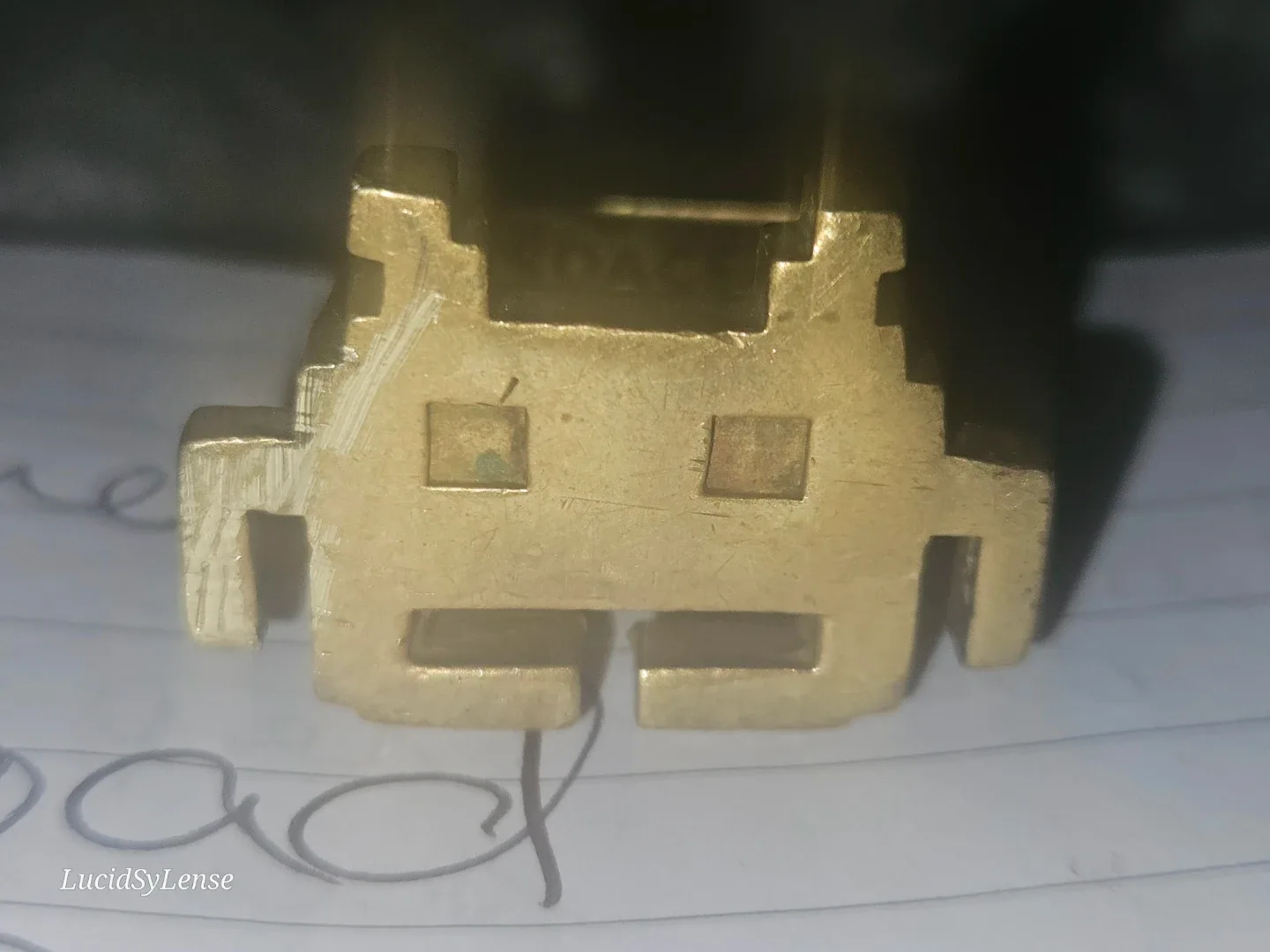 Space Invader MAFIA Brass Ring - photo 3