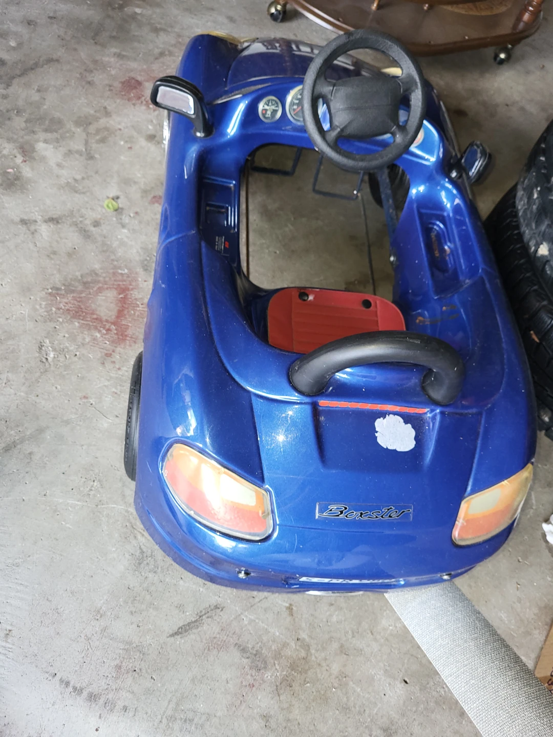 Blue Porsche Ride-On Toy Car - photo 3