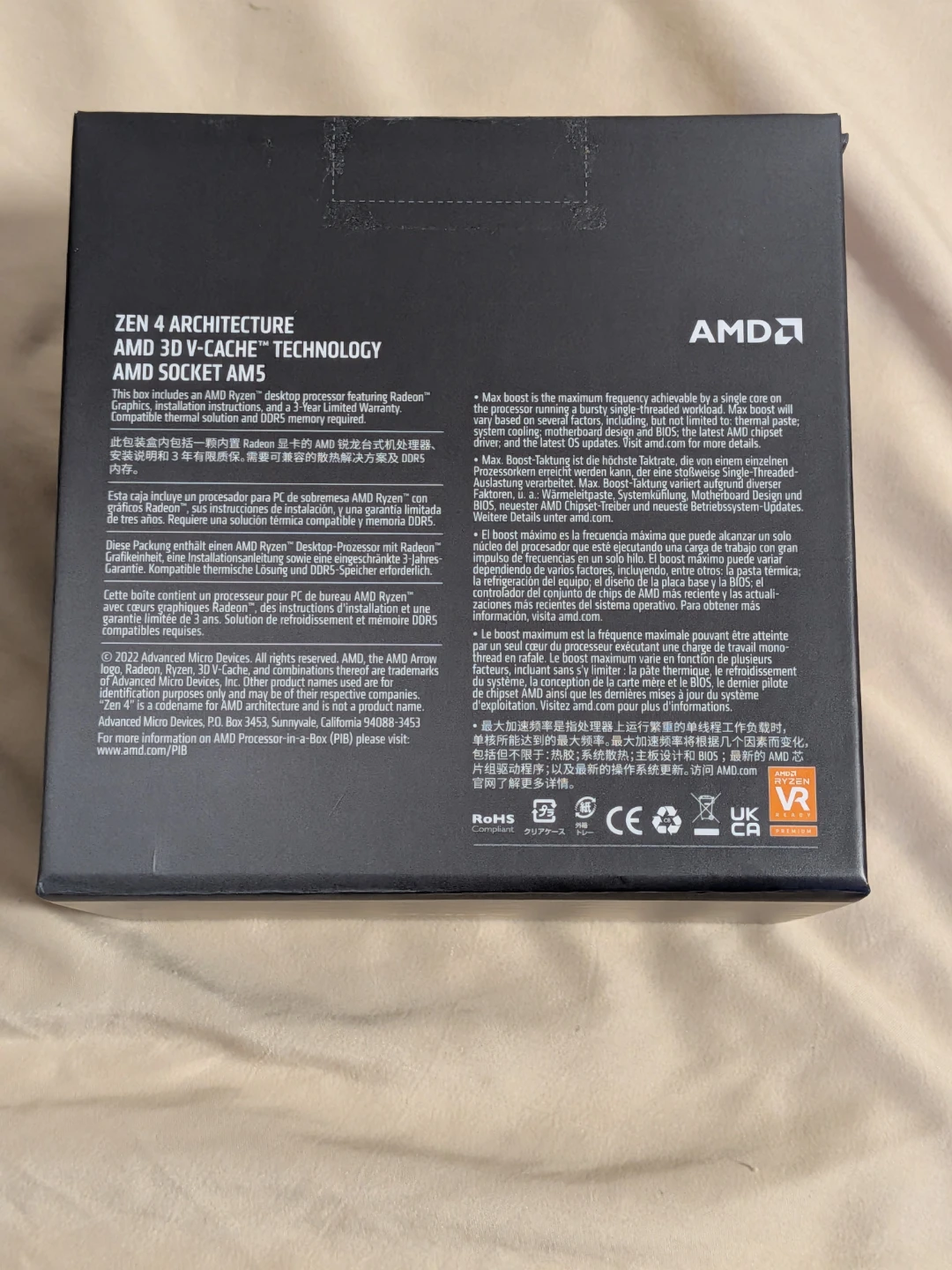 AMD Ryzen 7 7800X3D – Excellent Working Condition - photo 2