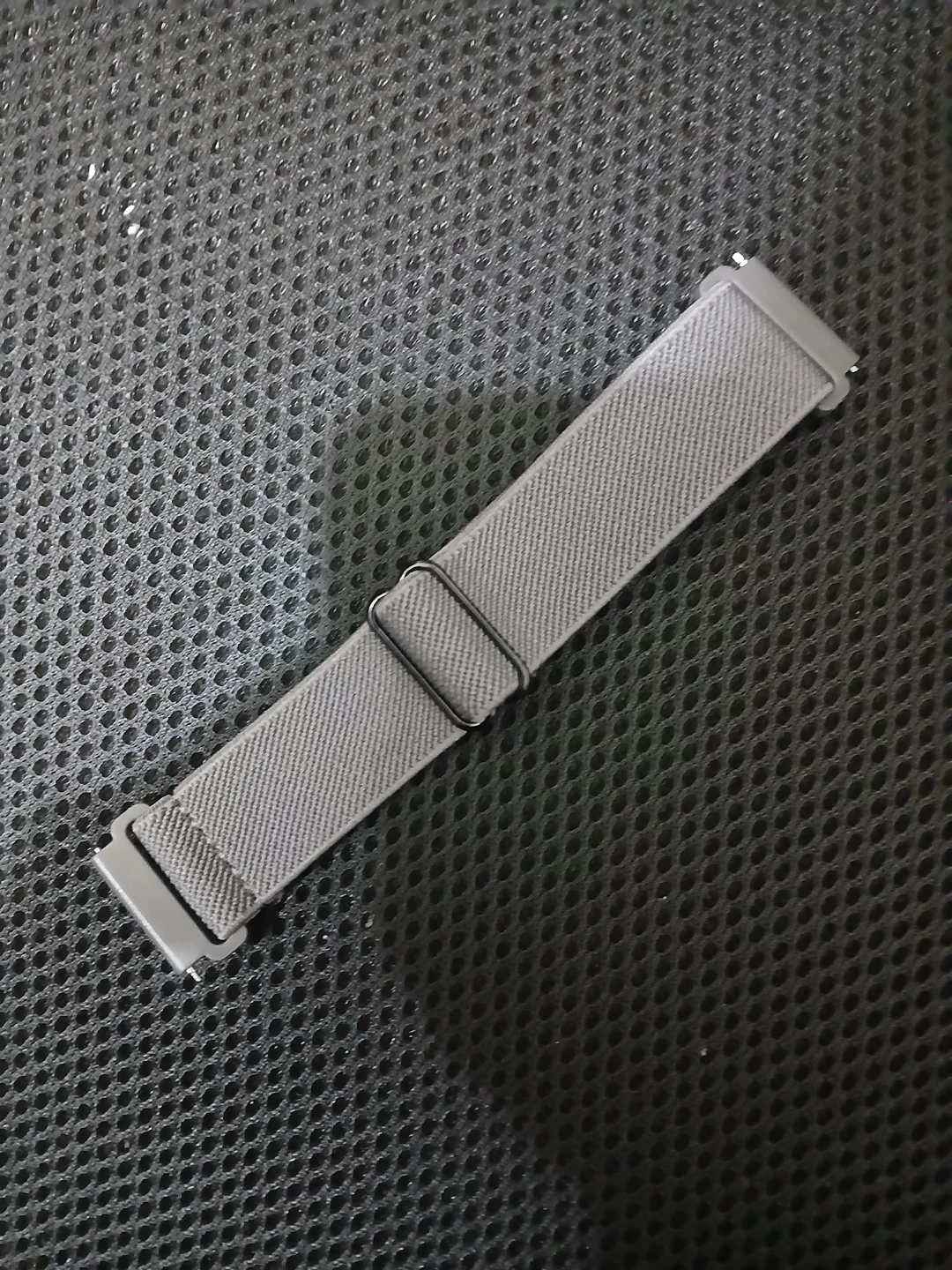 Grey Adjustable Elastic Garmin Band