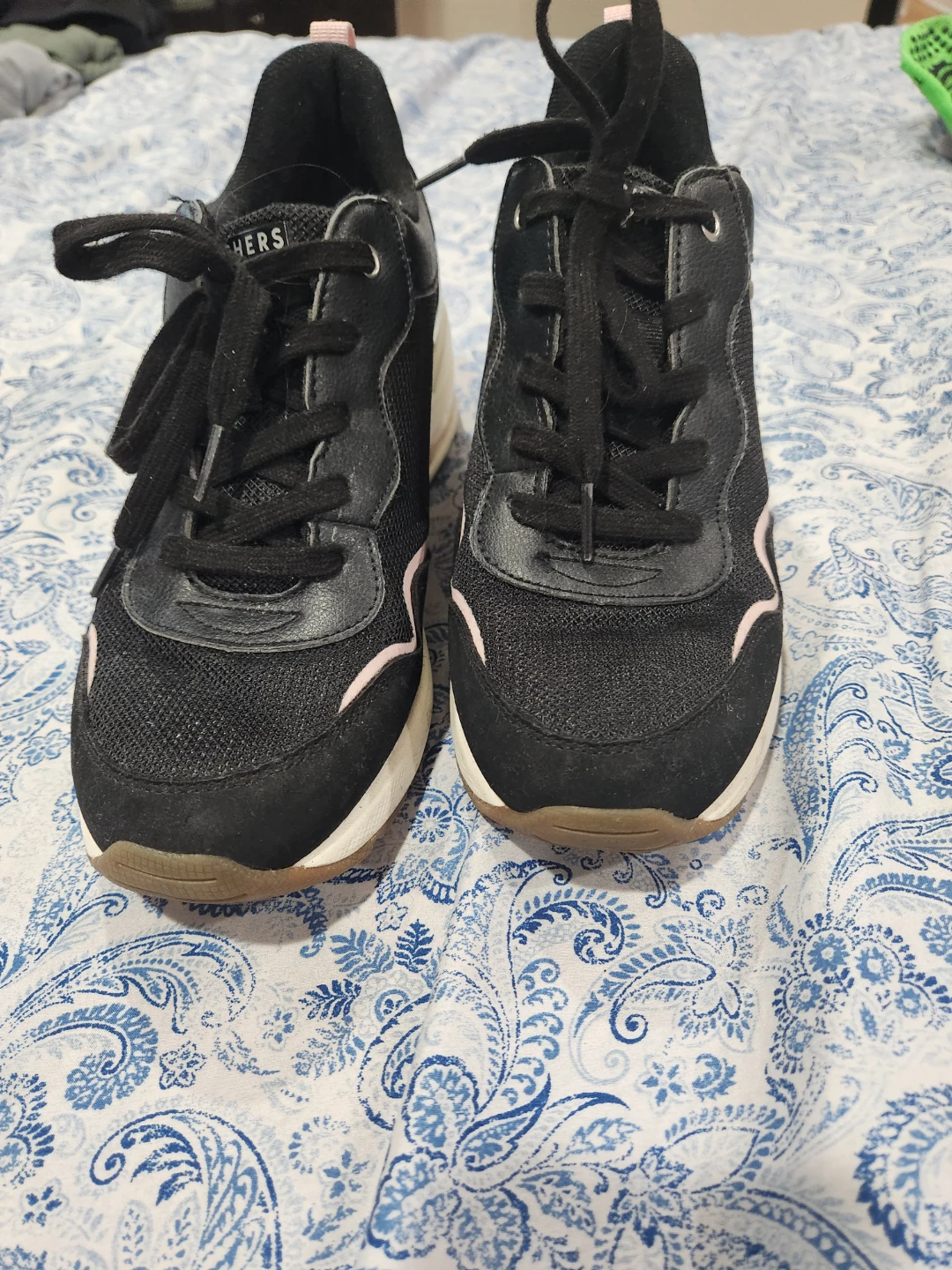 Skechers Black Wedge Sneakers - photo 2
