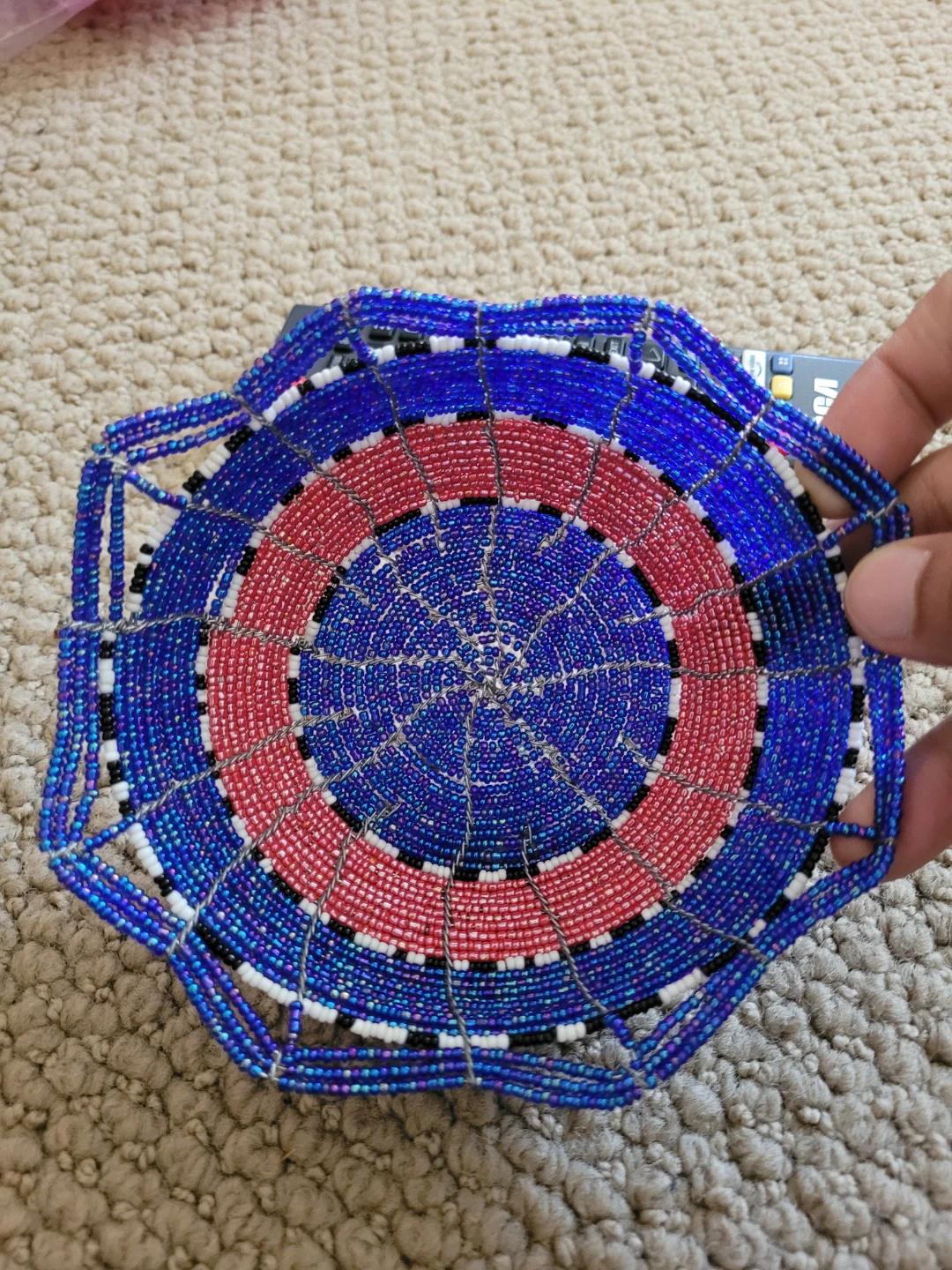 Beaded Decorative Bowl