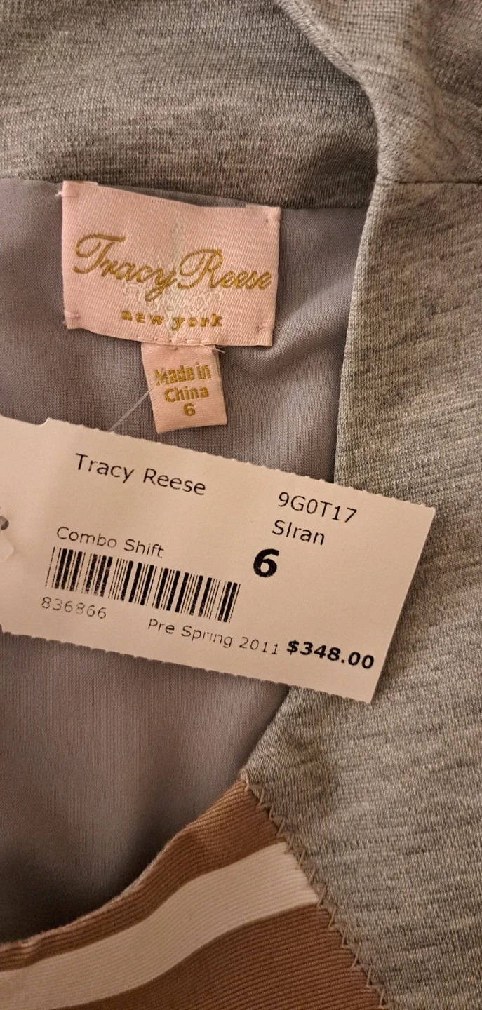Tracy Reese Combo Shift Dress Size 6 - photo 3