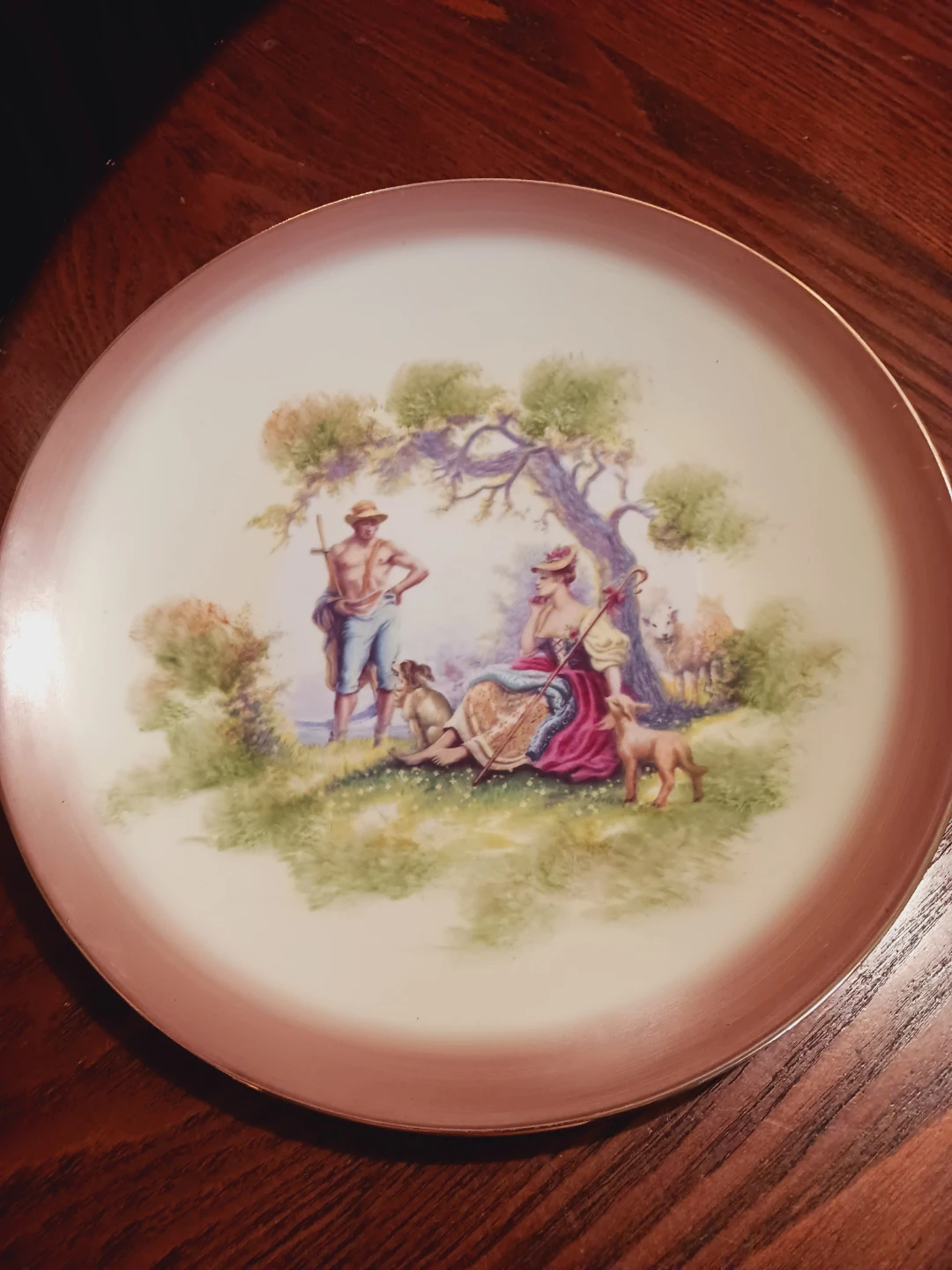 Gorgeous Antique Handpainted Decorative Plate - photo 2