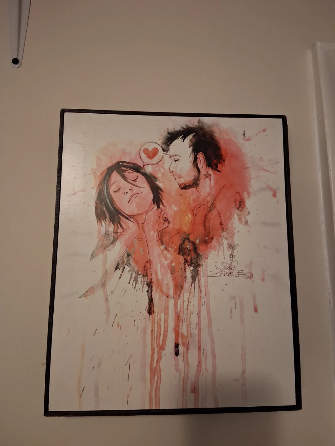 Lora Zombie Framed Art Print