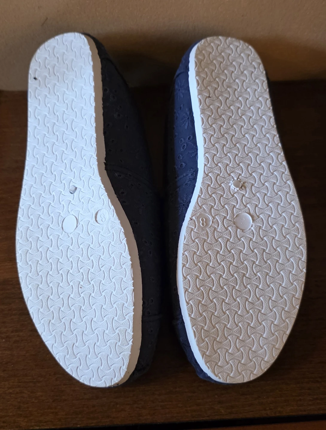 mySTYLE Navy Blue Embroidered Flats - photo 2