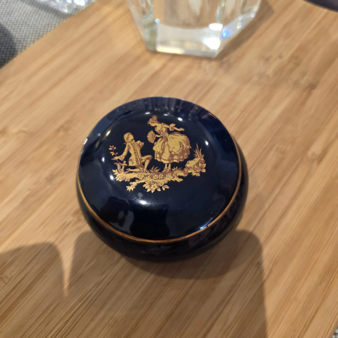 Hand Painted Trinket Box