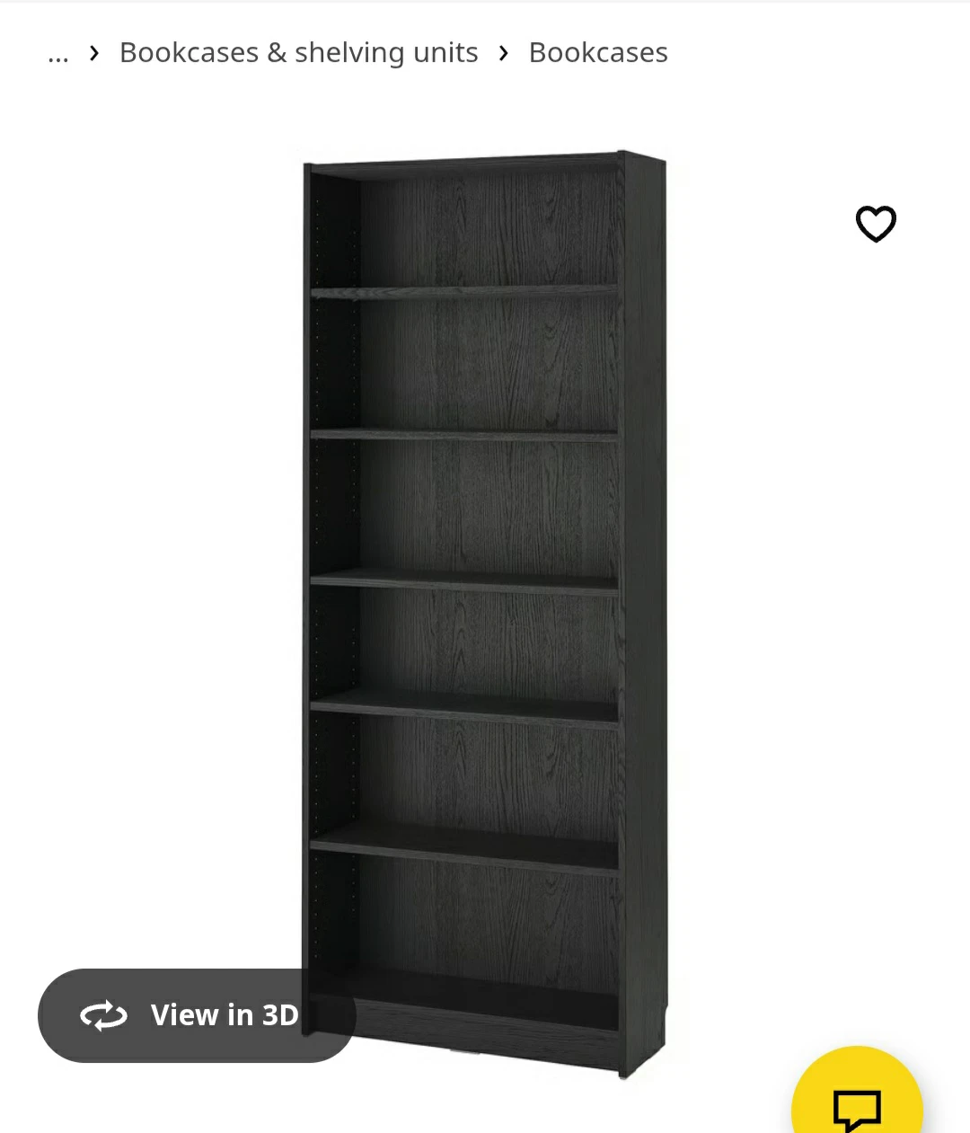 BILLY IKEA  BOOKCASE